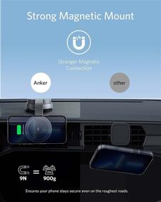 img 2 attached to 🔌 Anker 613 Magnetic Wireless Charger (MagGo) with Car Charging Mount and 2-Port USB Car Charger - Includes 5 ft USB-C to USB-A Cable - Strong Magnetic Alignment - Compatible with iPhone 13, 12/12 Pro/12 Pro Max/12 Mini