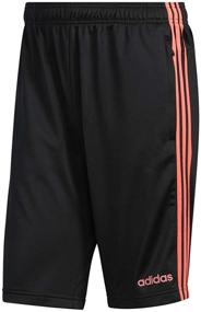 img 1 attached to 🩳 adidas Men's Essentials 3-Stripes Shorts: Classic Comfort with Iconic Style