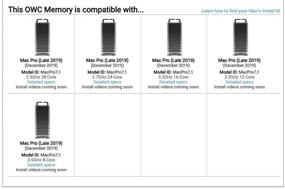 img 1 attached to High Performance OWC 128GB DDR4 ECC-R 2933MHz Memory for Mac Pro 2019 and Newer Models