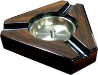 🚬 prestige group lacquer ashtray with triangular design logo