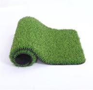🏞️ улучшите свой вход с искусственным газонным ковриком mayshine - универсальный коврик размером 18x29.5 дюймов для использования внутри и снаружи помещений для домашних животных и мест с высоким трафиком логотип