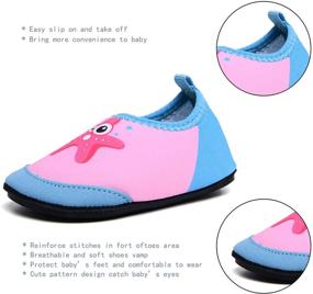 img 2 attached to 👟 UNN босоножки для мальчиков Barefoot Non Slip White Fish: идеальная обувь для активного отдыха на природе