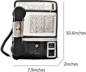 img 3 attached to Freie Liebe Telephone Handbags Crossbody