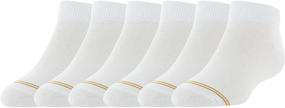 img 2 attached to Gold Toe Little Girls' 6 Pack Flat Knit Quarter Socks: Comfortable and Stylish Footwear for Active Kids