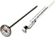 🌡️ chef craft classic plastic thermometer: precise 8-inch stainless steel tool for culinary perfection logo