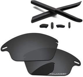 img 3 attached to 🕶️ PapaViva Rubber Oakley Replacement Lenses for Men's Sunglasses: High-Quality Eyewear Accessories