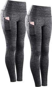 img 4 attached to Neleus Control Workout Running Leggings Sports & Fitness for Team Sports