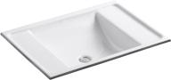 🚽 white kohler k-2838-0 ledges undercounter bathroom sink for enhanced seo logo