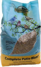 img 1 attached to Country Blends Complete Patio Blend: Premium 5 lbs Bag of Wild Bird Food Seed and Nut Mix