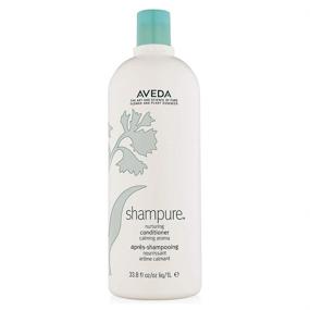 img 1 attached to 🚿 Aveda Shampure Nurturing Shampoo & Conditioner Set - 1 Liter Sizes with Convenient Pumps for Easy Application