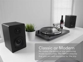 img 3 attached to 🔊 Best Buy: Micca PB42X Powered Bookshelf Speakers (Pair) - 30W RMS, Active Near Field Studio Monitors - 2-Way, Black