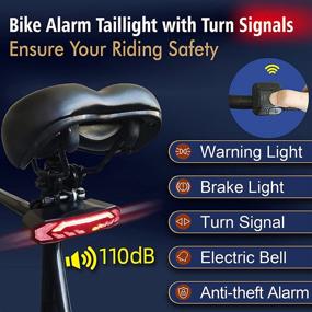 img 2 attached to 🚲 JIAN BOLAND Smart Bike Tail Light: Turn Signals, Anti-Theft Alarm, Brake Light - Waterproof & Rechargeable - Easy Installation