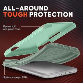 img 2 attached to 📱 NTG iPhone XR Case - Heavy-Duty Tough Rugged Lightweight Slim Shockproof Protective Cover for iPhone XR 6.1 inch