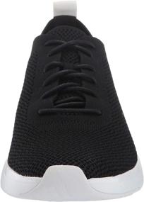 img 3 attached to FitFlop Mens FLEXKNIT Sneaker Black Men's Shoes in Fashion Sneakers