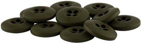 img 1 attached to 👕 ButtonMode Military Army Buttons Set: 12 Olive Drab 19mm Buttons