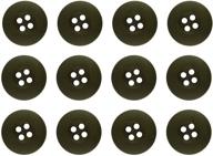 👕 buttonmode military army buttons set: 12 olive drab 19mm buttons logo