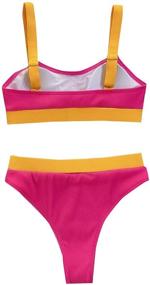 img 3 attached to 👙 Verdusa Women's Padded Bikini Swimsuit - Trendy Women's Clothing for Summer