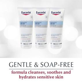 img 2 attached to 🌿 Eucerin Redness Relief Cleansing Gel - Fragrance Free, Gentle Cleanser for Sensitive Skin - 6.8 fl. oz. Tube (Pack of 3)