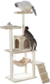 img 4 attached to GleePet GP78570921 Tree 57 Inch Beige