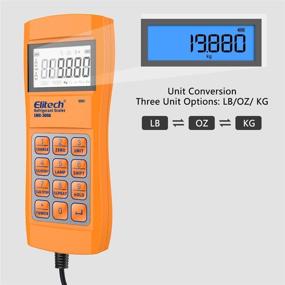 img 2 attached to Elitech LMC-300A: Reliable HVAC Refrigerant Charging Scale with 330lbs/150kg Capacity and Charging Valve