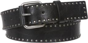 img 3 attached to Antique Circle Metal Studded Leather Women's Accessories