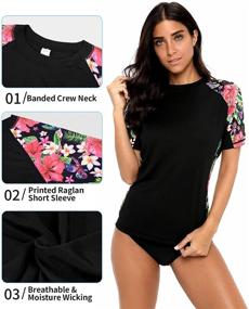 img 1 attached to 🌸 ATTRACO Women's Floral Printed Swimwear Cover Ups for Enhanced Protection and Style