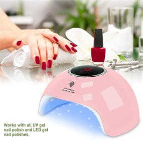 img 2 attached to 💅 UV LED лампа для ногтей: 24W быстро сушит машина для геля Goyaesque UV