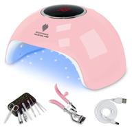 💅 uv led лампа для ногтей: 24w быстро сушит машина для геля goyaesque uv логотип