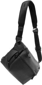 img 2 attached to 🎒 Peak Design Everyday Sling 6L Black - Versatile Sling Bag for Shoulder or Crossbody Carry (BEDS-6-BK-2)