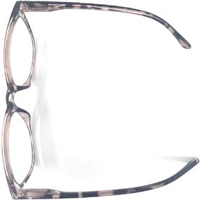 img 1 attached to 👓 Malibu Colorful Two Tone Cat Eye Reading Glasses for Women, Spring Hinge, Plastic Frame, +3.50 Strength (Rose Pink)