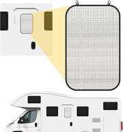 🌞 rvnovus rv window shade - 16x25 sun shield solar cover for trailer camper windows logo