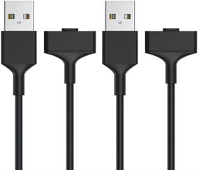 img 3 attached to 💡 Kissmart Fitbit Ionic Charger - Replacement Charging Cable Cord (2PCS - 1m/3.3ft)