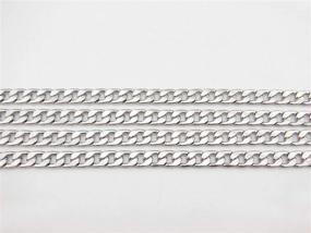 img 2 attached to 🔗 High-Quality 5ft Stainless Steel Figaro Chains for Jewelry Making & DIY (SC-1007-G) - Perfect Findings