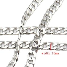 img 3 attached to 🔗 High-Quality 5ft Stainless Steel Figaro Chains for Jewelry Making & DIY (SC-1007-G) - Perfect Findings