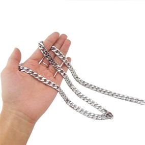 img 1 attached to 🔗 High-Quality 5ft Stainless Steel Figaro Chains for Jewelry Making & DIY (SC-1007-G) - Perfect Findings