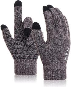 img 4 attached to Winter Texting Anti Slip Thermal Black M