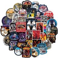 🌟 108 pcs/pack star wars themed cool vsco stickers | non-repetitive vinyl stickers for skateboard, guitar, travel case | water bottle, laptop, luggage, bike & bicycle stickers logo