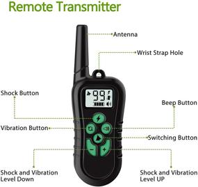 img 2 attached to 🐶 WILLBEST 2021 Upgraded Waterproof and Rechargeable Dog Training Collar with 1650 Ft Range - Beep, Vibration, Shock, Tracking Light Modes