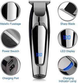 img 3 attached to Professional Clippers Cordless Rechargable Suitable