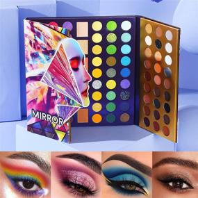 img 3 attached to UCANBE 5pcs Eye Makeup Set - 114 Shades MIRROR Eyeshadow Palette, 15 Soft Brushes Kit, 1 Eye Primer Base, 2 Makeup Blending Sponges, All-Inclusive Gift Set