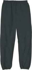 img 3 attached to Оставайтесь активными с Hanes Smart Fleece: черная детская одежда среднего размера.