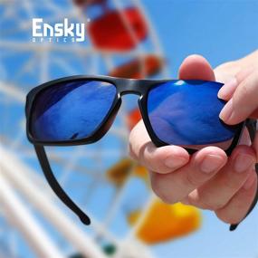 img 2 attached to 🕶️ Ensky Holbrook Sunglasses Replacement Lenses - Essential Men's Accessories for Enhancing Style