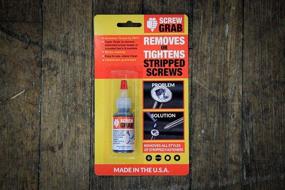 img 2 attached to 🛠️ USA-Made Screw Grab: Stripped Screw Extractor - Removes/Tightens Damaged Screws - Aircraft Grade for Cell Phone Repairs - Easy-to-Use - Ideal Addition to Your Toolbox