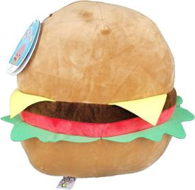 img 1 attached to 🍔 SQUISHMALLOW KellyToys - 8 Inch (20cm) - Carl The Cheeseburger Plush Toy Animal Pillow Pal Buddy - Super Soft Stuffed Animal Birthday Gift