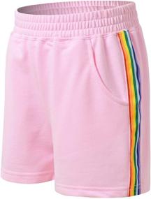 img 3 attached to 🏀 Girls' Athletic Basketball Shorts with Pockets - Youth Clothing