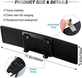 img 3 attached to Mirror Rearview Panoramic Mirrors Vehicles