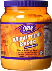 img 3 attached to 🏋️ Unflavored 1.2 lb NOW Sports Whey Protein Isolate Powder with BCAAs - Optimize Your Workout Results