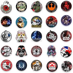 img 3 attached to 🌟 100 Pcs Waterproof Vinyl Stickers for Star Wars - Popular Movie Decals for Girls, Boys, Teens, Adults - Laptop, Car, Luggage, Phone, Tablet, Water Bottle, Hydroflasks, Bike - Funny Stickers Pack (Star Wars-100Pcs)