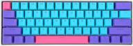 🎮 boyi wired 60% mechanical gaming keyboard with rgb, mini cherry mx switch pbt keycaps, nkro, programmable, type-c - ideal for gaming and working (joker-color, cherry mx blue switch) логотип