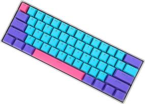 img 3 attached to 🎮 BOYI Wired 60% Mechanical Gaming Keyboard with RGB, Mini Cherry MX Switch PBT Keycaps, NKRO, Programmable, Type-C - Ideal for Gaming and Working (Joker-Color, Cherry MX Blue Switch)